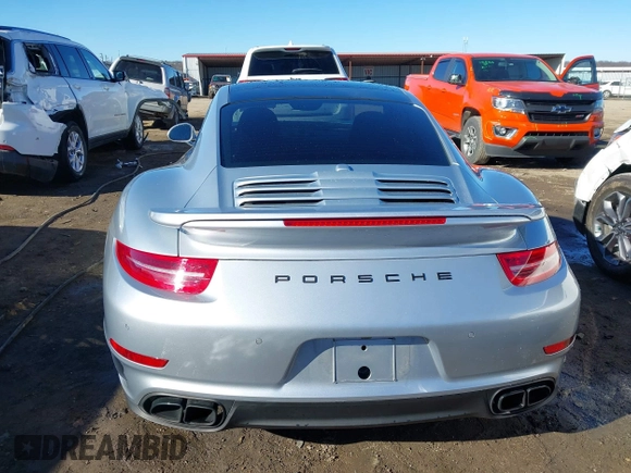 2016 Porsche 911 Turbo S with VIN WP0AD2A93GS166450, listed as a IAAI auction lot 41301144 with 23,420 mi miles. Bid and sale history available at carsss.com. Image 16.