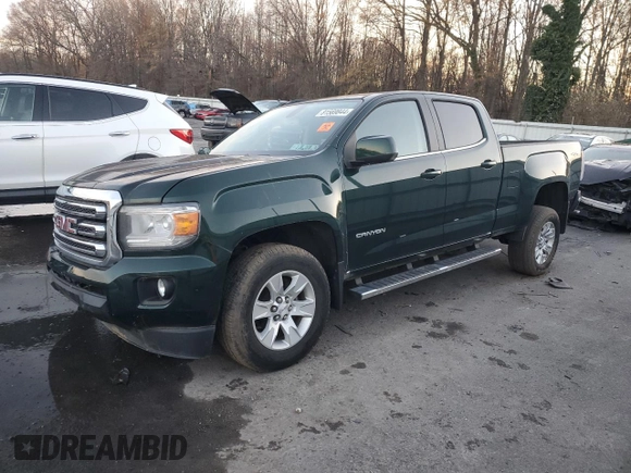 2016 GMC Canyon 4WD SLE with VIN 1GTG6CE32G1237482, listed as a Copart auction lot 81569844 with 42,485 mi miles and Salvage Title. Bid and sale history available at carsss.com. Image 1.
