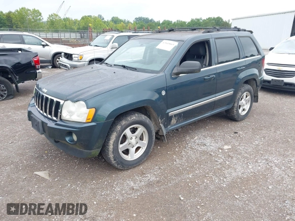 2005 Jeep Grand Cherokee Limited z VIN 1J4HR58N45C670673, wystawiony jako IAAI lot #42849069 z przebiegiem 141 435 mil mil oraz . Historia ofert i sprzedaży dostępna na DreamBid. Obrazek 2.