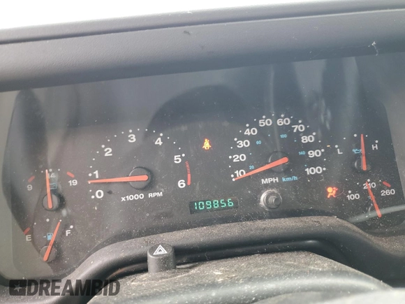 2003 Jeep Wrangler Sport with VIN 1J4FA49S43P321998, listed as a Copart auction lot 60860444 with 109,856 mi miles and Salvage Title. Bid and sale history available at carsss.com. Image 9.