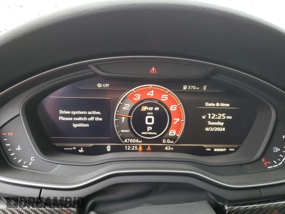 2018 Audi RS 5 z VIN WUAPWAF58JA905266, wystawiony jako Copart lot #48929444 z przebiegiem 47 604 mil mil oraz . Historia ofert i sprzedaży dostępna na DreamBid. Obrazek 9.