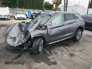 2024 Infiniti QX50 Luxe with VIN 3PCAJ5BA5RF105894, listed as a Copart auction lot 62565715 with Not provided miles and Non repairable. Bid and sale history available at DreamBid. Image 1.