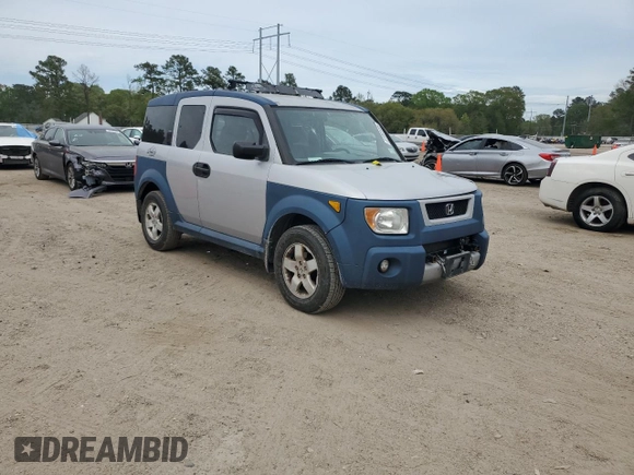 2005 Honda Element EX with VIN 5J6YH28625L007144, listed as a Copart auction lot 51083485 with 158,609 mi miles and Salvage Title. Bid and sale history available at DreamBid. Image 4.
