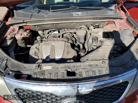2011 Kia Sorento LX with VIN 5XYKTDA28BG057065, listed as a Copart auction lot 49723015 with 186,912 mi miles and Salvage Title. Bid and sale history available at carsss.com. Image 12.