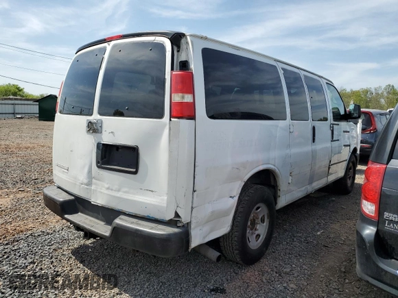 2012 Chevrolet Express Passenger LS with VIN 1GAWGPFG8C1172416, listed as a Copart auction lot 55039425 with 59,542 mi miles and Clean title. Bid and sale history available at DreamBid. Image 3.