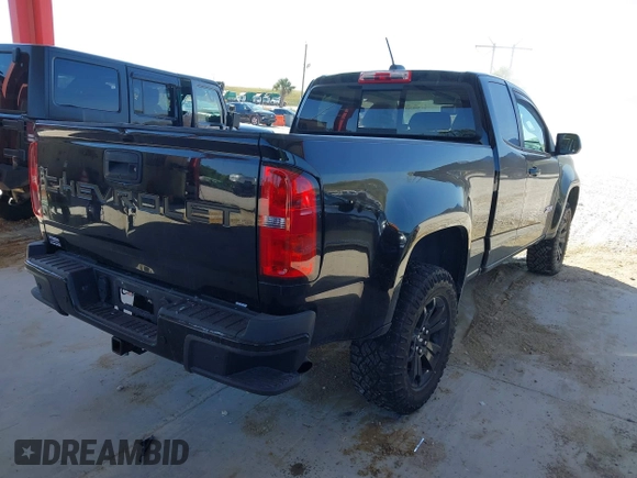 2022 Chevrolet Colorado 4WD Z71 with VIN 1GCHTDEN2N1198149, listed as a IAAI auction lot 41790400 with 60,920 mi miles. Bid and sale history available at carsss.com. Image 4.