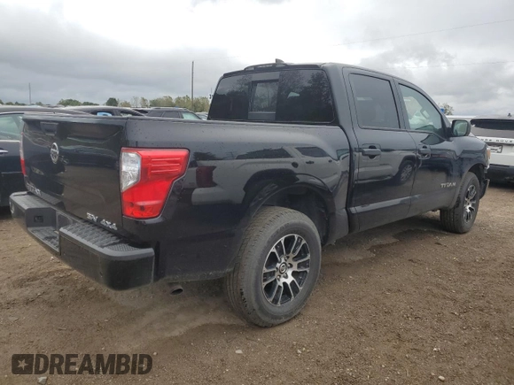 2022 Nissan Titan SV with VIN 1N6AA1EC9NN103645, listed as a Copart auction lot 71943704 with 58,747 mi miles and Clean title. Bid and sale history available at DreamBid. Image 3.