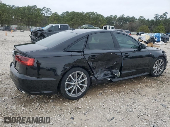 2018 Audi A6 Premium Plus with VIN WAUG3AFC9JN043198, listed as a Copart auction lot 47135845 with 61,126 mi miles and Salvage Title. Bid and sale history available at carsss.com. Image 3.