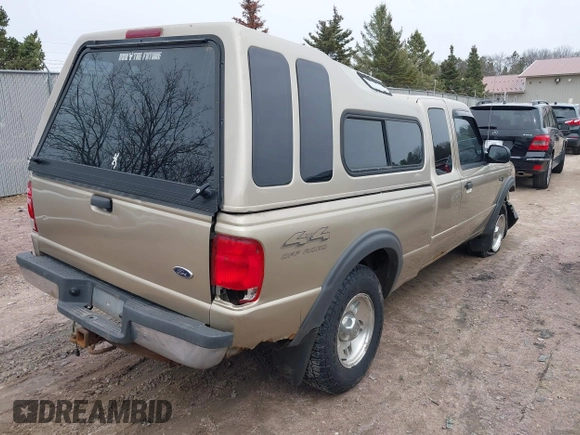 2000 Ford Ranger XLT with VIN 1FTZR15X9YPB80316, listed as a IAAI auction lot 41961205 with 183,197 mi miles. Bid and sale history available at carsss.com. Image 4.