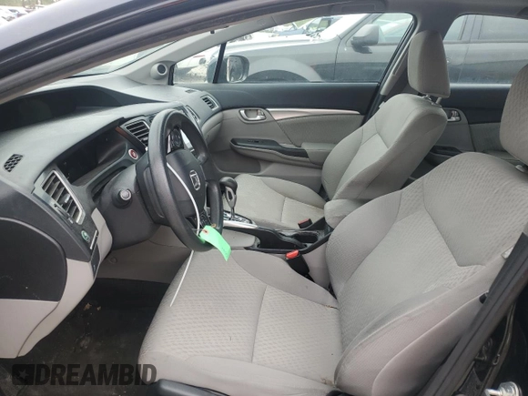 2014 Honda Civic Sedan EX with VIN 19XFB2F82EE264963, listed as a Copart auction lot 53520775 with 0 mi miles and Salvage Title. Bid and sale history available at carsss.com. Image 7.