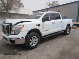 2017 Nissan Titan S с VIN 1N6BA1F39HN558082, выставлен на аукционе Copart как лот 53646135 с пробегом 50 980 миль миль и Списание • Salvage title. История ставок и продаж доступна на DreamBid. Изображение 1.