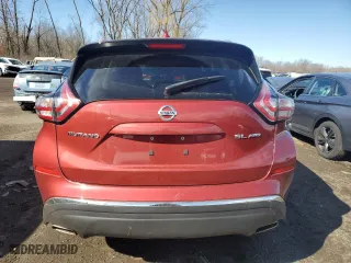 2018 Nissan Murano SL with VIN 5N1AZ2MH5JN130488, listed as a Copart auction lot 48911695 with 133,871 mi miles and Salvage Title. Bid and sale history available at carsss.com. Image 6.