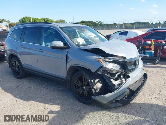 2022 Honda Pilot Special Edition with VIN 5FNYF6H29NB100195, listed as a IAAI auction lot 41716085 with 88,444 mi miles and . Bid and sale history available at DreamBid. Image 1.
