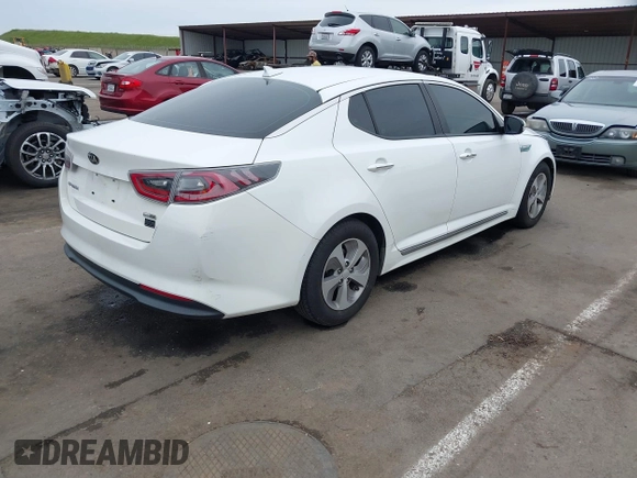 2016 Kia Optima Hybrid with VIN KNAGM4AD2G5094596, listed as a IAAI auction lot 41826923 with 146,240 mi miles. Bid and sale history available at carsss.com. Image 4.