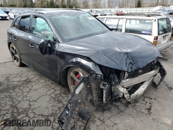 2019 Audi SQ5 Prestige with VIN WA1C4AFY3K2070890, listed as a Copart auction lot 49706185 with Not Provided miles and Salvage Title. Bid and sale history available at carsss.com. Image 4.