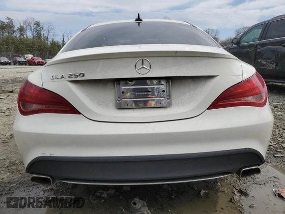 2014 Mercedes-Benz CLA 250 with VIN WDDSJ4EB7EN158567, listed as a Copart auction lot 50833905 with 95,229 mi miles and Salvage title. Bid and sale history available at DreamBid. Image 6.