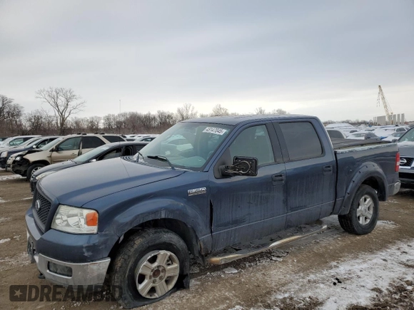 2004 Ford F-150 XLT with VIN 1FTPW14514KC76836, listed as a Copart auction lot 45147045 with 133,673 mi miles and Salvage Title. Bid and sale history available at carsss.com. Image 1.
