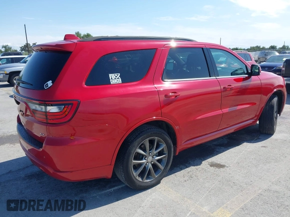 2018 Dodge Durango GT with VIN 1C4RDHDG3JC132980, listed as a IAAI auction lot 42219087 with 97,494 mi miles and . Bid and sale history available at DreamBid. Image 4.