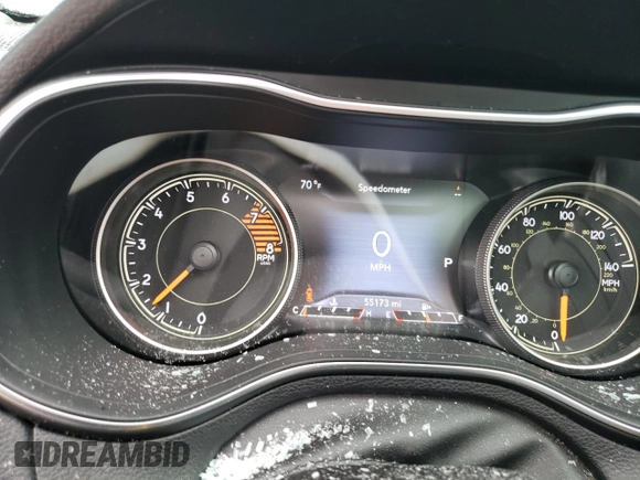 2021 Jeep Cherokee Limited with VIN 1C4PJMDX5MD105237, listed as a Copart auction lot 61389155 with 55,173 mi miles and Salvage title. Bid and sale history available at DreamBid. Image 9.