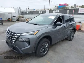 2024 Nissan Rogue S with VIN 5N1BT3AAXRC697600, listed as a IAAI auction lot 42716015 with 28,370 mi miles and . Bid and sale history available at DreamBid. Image 2.