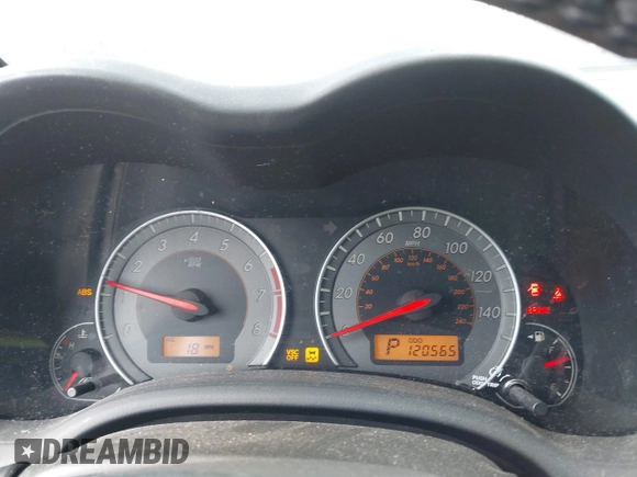 2010 Toyota Corolla with VIN 2T1BU4EE2AC436672, listed as a IAAI auction lot 42093118 with 120,565 mi miles and . Bid and sale history available at carsss.com. Image 7.
