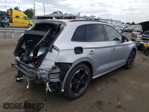 2020 Audi SQ5 Prestige with VIN WA1C4AFY2L2056769, listed as a Copart auction lot 57698973 with 40,048 mi miles. Bid and sale history available at carsss.com. Image 3.