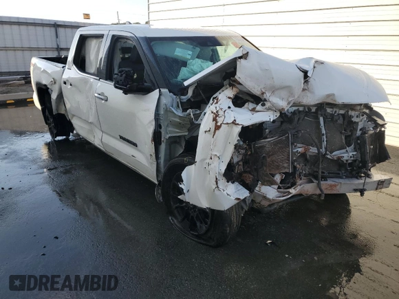 2022 Toyota Tundra Limited with VIN 5TFJA5DB2NX050200, listed as a Copart auction lot 87579955 with 32,928 mi miles and Salvage title. Bid and sale history available at DreamBid. Image 4.