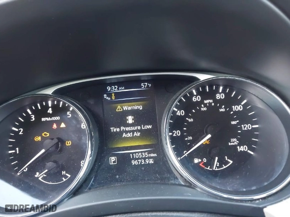 2016 Nissan Rogue SL with VIN 5N1AT2MT8GC774755, listed as a IAAI auction lot 41458361 with 110,535 mi miles. Bid and sale history available at carsss.com. Image 7.