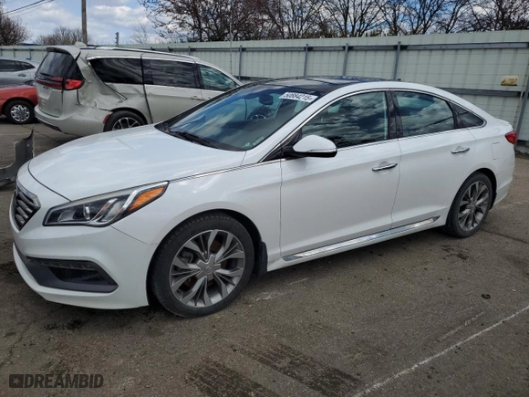 2015 Hyundai Sonata 2.0T Limited with VIN 5NPE34AB4FH155957, listed as a Copart auction lot 50884215 with 133,118 mi miles and Clean Title. Bid and sale history available at carsss.com. Image 1.