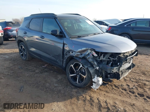 2022 Chevrolet TrailBlazer RS with VIN KL79MTSL0NB035652, listed as a IAAI auction lot 41791770 with 25,046 mi miles and . Bid and sale history available at DreamBid. Image 1.