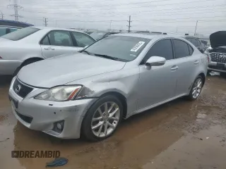 2011 Lexus IS 350 with VIN JTHCE5C22B5001387, listed as a Copart auction lot 43268425 with 147,066 mi miles and Salvage title. Bid and sale history available at DreamBid. Image 1.