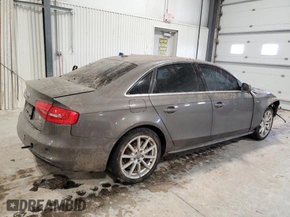 2014 Audi A4 Premium Plus with VIN WAUFFAFL5EN020462, listed as a Copart auction lot 48224945 with 154,693 mi miles and Salvage Title. Bid and sale history available at carsss.com. Image 3.