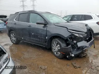2023 Chevrolet Equinox LT with VIN 3GNAXUEG7PS116500, listed as a Copart auction lot 48172345 with 14,932 mi miles and Salvage Title. Bid and sale history available at DreamBid. Image 4.