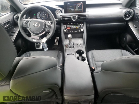 2024 Lexus IS 350 F Sport with VIN JTHGZ1E20R5037472, listed as a Copart auction lot 43313995 with 4,094 mi miles and Salvage title. Bid and sale history available at DreamBid. Image 8.