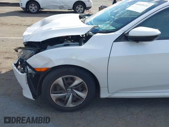2019 Honda Civic Sedan LX with VIN 2HGFC2F66KH533012, listed as a IAAI auction lot 40608414 with 116,649 mi miles. Bid and sale history available at carsss.com. Image 18.