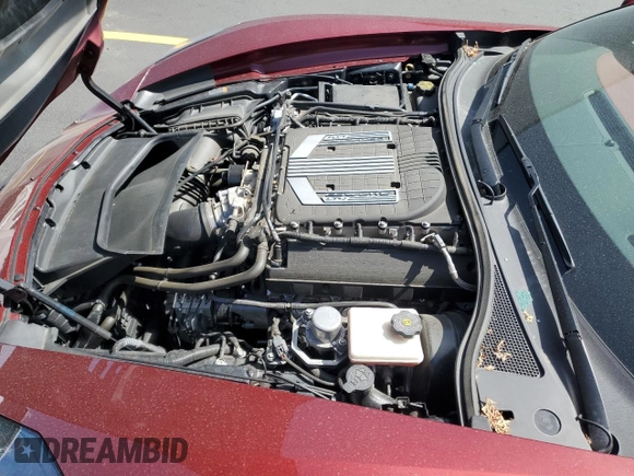 2016 Chevrolet Corvette Z06 3LZ with VIN 1G1YU2D68G5607531, listed as a Copart auction lot 58075825 with 16,283 mi miles and Salvage title. Bid and sale history available at DreamBid. Image 11.
