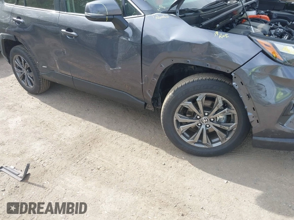 2025 Toyota RAV4 Hybrid XLE Premium with VIN JTMB6RFV5SD154617, listed as a IAAI auction lot 42066826 with 2,410 mi miles and . Bid and sale history available at DreamBid. Image 6.