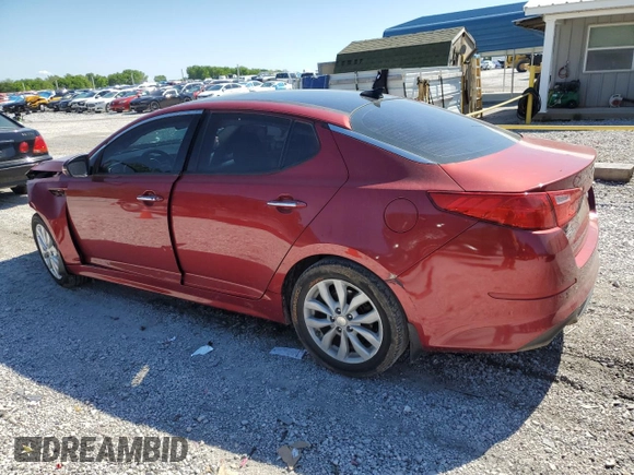 2015 Kia Optima EX with VIN 5XXGN4A76FG498957, listed as a Copart auction lot 55663605 with 137,998 mi miles and Clean title. Bid and sale history available at DreamBid. Image 2.
