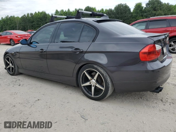 2008 BMW 3 Series 328i with VIN WBAVA33538K054935, listed as a Copart auction lot 60644785 with 308,200 mi miles and Salvage title. Bid and sale history available at DreamBid. Image 2.
