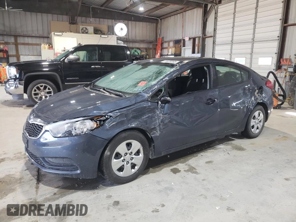 2016 Kia Forte LX with VIN KNAFK4A64G5568874, listed as a Copart auction lot 51670265 with 89,877 mi miles and Salvage Title. Bid and sale history available at carsss.com. Image 1.