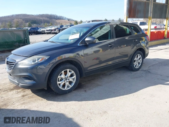 2013 Mazda CX-9 Sport with VIN JM3TB3BV8D0420166, listed as a IAAI auction lot 41759583 with 170,566 mi miles and . Bid and sale history available at carsss.com. Image 2.
