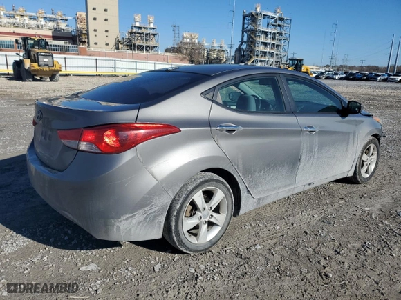 2013 Hyundai Elantra GLS PZEV with VIN 5NPDH4AE2DH452505, listed as a Copart auction lot 46235905 with 181,299 mi miles and Salvage Title. Bid and sale history available at carsss.com. Image 3.