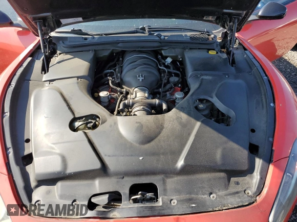2011 Maserati GranTurismo S с VIN ZAM45KLA5B0059157, выставлен на аукционе Copart как лот 61499065 с пробегом Не указан миль и Чистый • Clean title. История ставок и продаж доступна на DreamBid. Изображение 11.