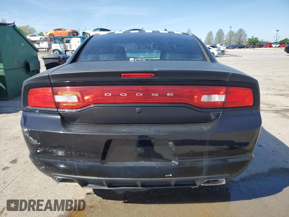 2013 Dodge Charger Police with VIN 2C3CDXAT7DH592327, listed as a Copart auction lot 54101605 with 0 mi miles and Clean Title. Bid and sale history available at carsss.com. Image 6.