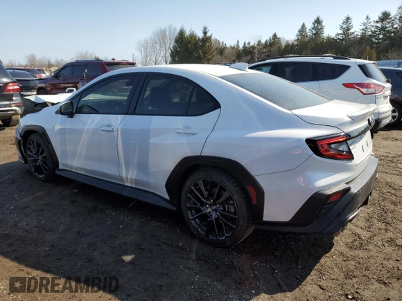 2022 Subaru WRX Limited with VIN JF1VBAL65N9023756, listed as a Copart auction lot 44379575 with 15,095 mi miles and Salvage Title. Bid and sale history available at carsss.com. Image 2.