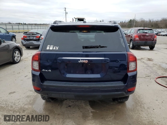 2016 Jeep Compass Sport с VIN 1C4NJDBB2GD671035, выставлен на аукционе Copart как лот 49077905 с пробегом 128 954 миль миль и Списание • Salvage title. История ставок и продаж доступна на DreamBid. Изображение 6.