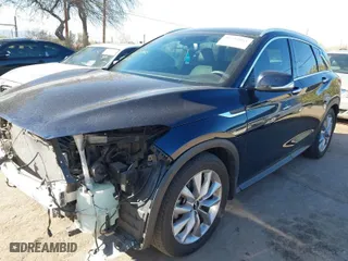 2020 Infiniti QX50 LUXE with VIN 3PCAJ5M17LF109157, listed as a IAAI auction lot 41593864 with 27,895 mi miles. Bid and sale history available at carsss.com. Image 2.
