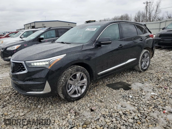 2020 Acura RDX Advance z VIN 5J8TC2H72LL029893, wystawiony jako Copart lot #47185635 z przebiegiem 89 627 mil mil oraz Szkoda całkowita • Salvage title. Historia ofert i sprzedaży dostępna na DreamBid. Obrazek 1.