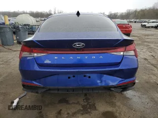 2023 Hyundai Elantra SEL with VIN KMHLM4AG1PU393235, listed as a Copart auction lot 53298915 with 52,403 mi miles and Salvage title. Bid and sale history available at DreamBid. Image 6.