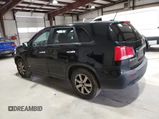 2013 Kia Sorento LX with VIN 5XYKTCA65DG333203, listed as a Copart auction lot 75594824 with 201,955 mi miles and Salvage Title. Bid and sale history available at carsss.com. Image 2.